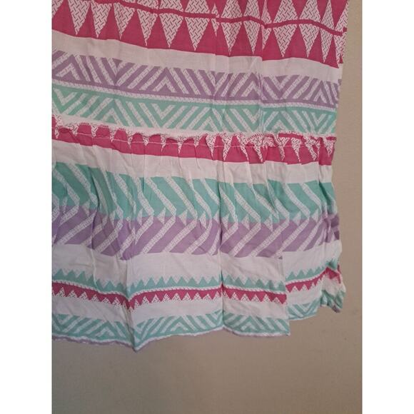 GOA Kids Beachwear by Japna Multicolor Geometric Beach Cover-Up Dress - Picture 6 of 6